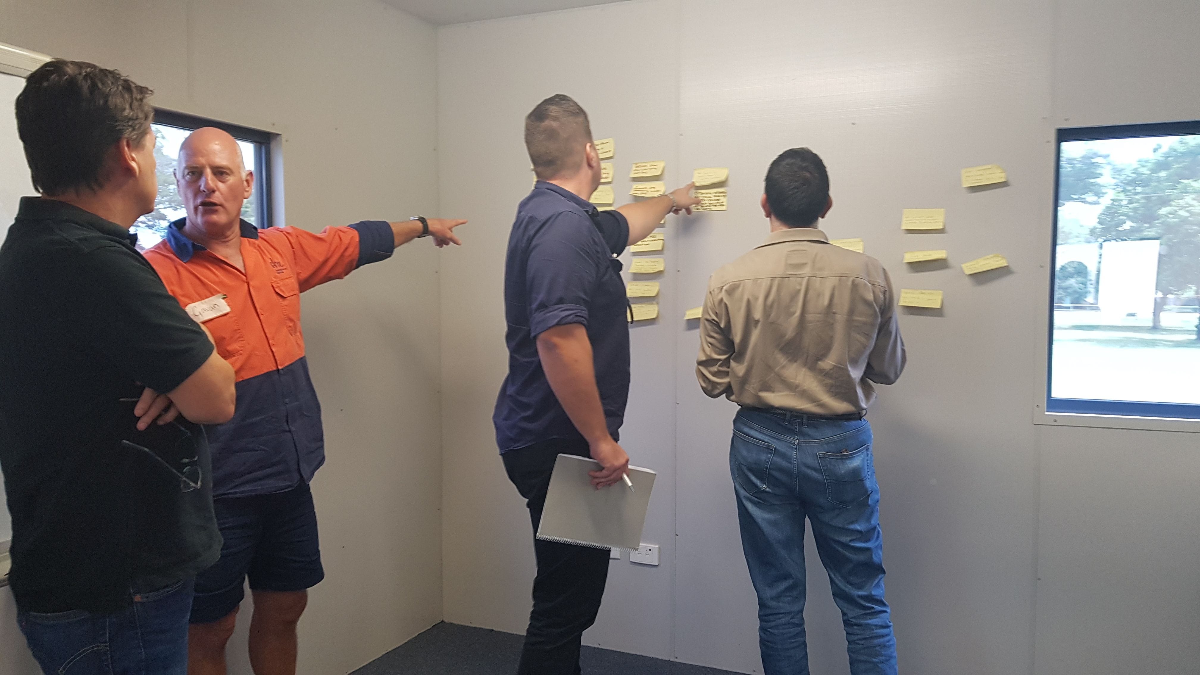 Members of a working group discuss sugar industry issues for the Burdekin Irrigation Extension Action Plan